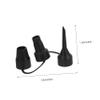 4pcs Pump Nozzles Plastic Inflatable Mattress Replacement Accessories for Quick Inflate Deflate Includes for Pools Toys Sofas view 2