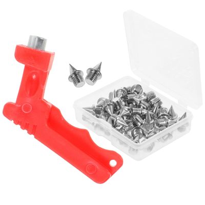 BESPORTBLE 1set Track Spikes with Steel Spikes for Running and Outdoor Sports Including for Athletics and Shot Put Shoes