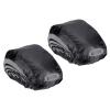 PATIKIL Bike Helmet Cover, 2 Pack Motorcycle Helmet Rain Covers Waterproof Bicycle Helmets Covers with Reflective Strip for Road Cycling, Black view 1
