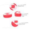 WHAMVOX National Flag Designed Tennis Racket Vibration Dampeners Silicone Shock Absorbers for Racquet Sports Accessories 6-Pack 0.98X0.98X0.23In view 2