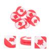 WHAMVOX National Flag Designed Tennis Racket Vibration Dampeners Silicone Shock Absorbers for Racquet Sports Accessories 6-Pack 0.98X0.98X0.23In view 4