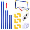 Kisangel Mini Soccer Goal Set for Kids 8-12 Indoor Outdoor Foldable Football Goal Door Lightweight Plastic Soccer Net for Backyard Training and Family Sports 12.5X17.6X9.9 Inches view 3