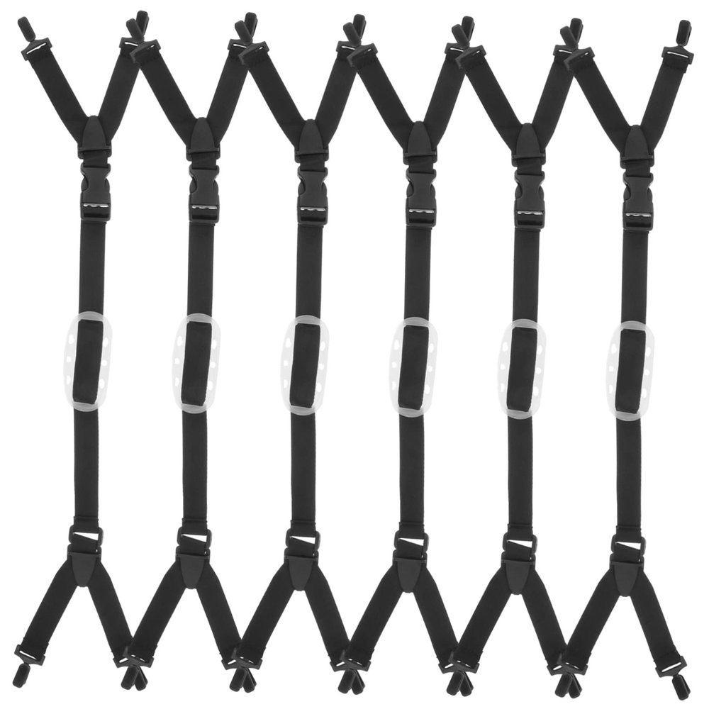 DOITOOL 6pcs Helmet Strap Batting Helmet Lacrosse White Cap Hard Hats Construction Safety Strap Safety Chin Belt Construction Hat Chin