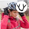 DOITOOL 6pcs Helmet Strap Batting Helmet Lacrosse White Cap Hard Hats Construction Safety Strap Safety Chin Belt Construction Hat Chin view 2