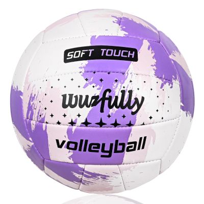 Wuzfully Volleyball Official Size 5,Soft Volleyballs for Backyard Beach Park Play Games Practice Volleyball for Beginner Teenager(Best Gift)