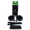 Positz Reflective Road Bike Handlebar Tape Black Cork with 5mm Silver Reflex Strip view 2