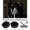 Positz Reflective Road Bike Handlebar Tape Black Cork with 5mm Silver Reflex Strip view 4