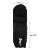 PATIKIL Golf Ball Waist Bag, Golf Ball Carry Pouch with Tee Holder, Buckle, Clip for Women Men Belt Golf Storage, Black view 2