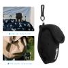 PATIKIL Golf Ball Waist Bag, Golf Ball Carry Pouch with Tee Holder, Buckle, Clip for Women Men Belt Golf Storage, Black view 4