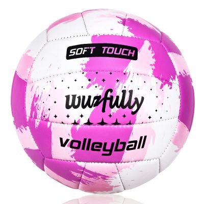 Wuzfully Volleyball Official Size 5,Soft Volleyballs for Backyard Beach Park Play Games Practice Volleyball for Beginner Teenager(Best Gift)