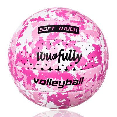 Wuzfully Volleyball Official Size 5,Soft Volleyballs for Backyard Beach Park Play Games Practice Volleyball for Beginner Teenager(Best Gift)