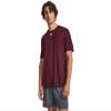 Under Armour Team Tech Mens Short Sleeve T-Shirt 3XL Maroon-White view 1