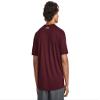 Under Armour Team Tech Mens Short Sleeve T-Shirt 3XL Maroon-White view 2