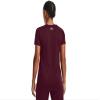 Under Armour Team Tech Womens Short Sleeve T-Shirt XL Maroon-White view 2