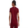 Under Armour Team Tech Womens Short Sleeve T-Shirt M Cardinal-White view 2