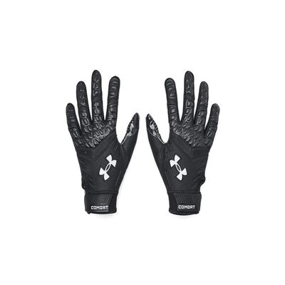 Under Armour 1376478-2-SM Men's UA Combat Football Gloves Black SM
