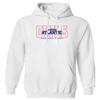 CornBorn Florida Atlantic Owls Apparel Men Sweatshirt - Hooded FAU Owls Background - White - XL view 1