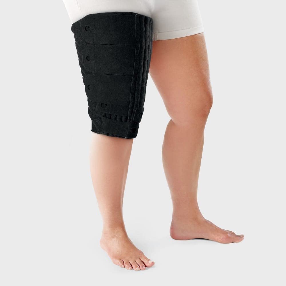 L&R USA Solaris Tribute Wrap Knee to Thigh Right Reg Black Small