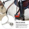 2 PCS Horse Spurs, Stainless Steel Spurs with Smooth Roller Ball, English Spur for Boots, Western Cowboy Spurs Equestrian Gear, Retro Spurs Saddlery Equipment view 2