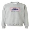 CornBorn Florida Atlantic Owls Sweat Shirt - Crewneck Fleece FAU Owls Background - Gray - 3X view 1