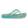 Sanuk Yoga Joy Womens Flip Flop | Yoga Mat Footbed | Yoga Sandals For Women | Women's Beach Sandals | Memory Foam Footbed, Aqua Splash, 11 view 1