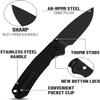 CJRB Pyrite Steel Hunting Pocket Knife J1925 Made of AR-RPM9 Powder Steel with Ceramic Ball Bearings view 2