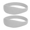 Knee Brace, 2pcs One Size Silicone Patella Knee Tendon Strap Pain Relief for Gym (Gray) view 1