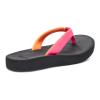 Sanuk Womens Cosmic Shores | Water Resistant Flip Flops for Women | EVA Footbed With Arch Support | Women's Beach Sandals, Hot Pink, 7 view 4