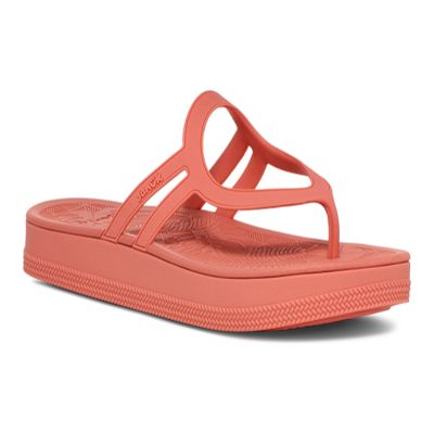 Sanuk Sunshine Sl - Women Sandals, Burnt Coral, 8