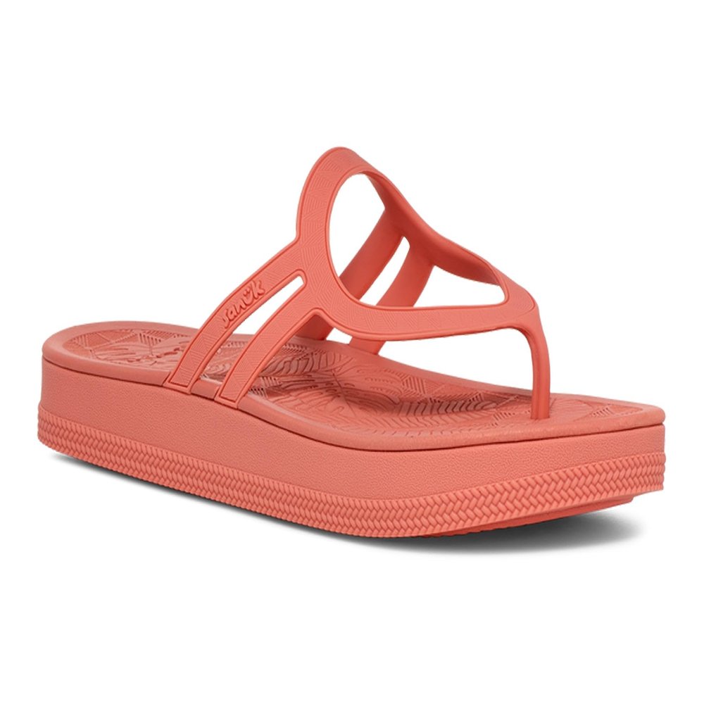Sanuk Sunshine Sl - Women Sandals, Burnt Coral, 8