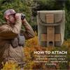 Marsupial Gear Rangefinder Pouch - Magnetic Optics Case Attachment for Quick Access to Hunting Range Finders with Fleece Lining to Protect Your Gear, Coyote, Small view 3