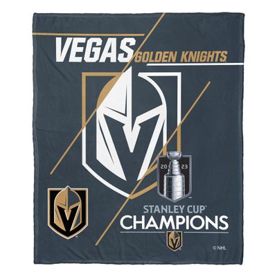 Northwest NHL Vegas Golden Knights 2023 NHL Stanley Cup Champions Silk Touch Throw Blanket, 50" x 60", Trick Play