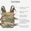 Marsupial Standard Binocular Harness Chest Pack, Coyote, Large view 4