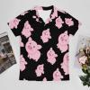 Cute Cartoon Pig Men's Polo Shirts Short Sleeve Sports Golf Shirt Casual T-Shirt Tee Tops 4XL view 3