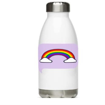17 oz Stainless Steel Rainbow PRIDE Water Bottle