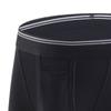 JEsilunmaMY Mens Separate Pouch Athletic Boxer Trunks Mid Waist Breathable Sport Boxer Brief Stretch Performance Underwear (Black-1PC,Large) view 2