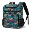 BAGLHER Cooler Backpack 30 Cans, Leakproof Waterproof Cooler Bag with 5 Reusable Ice Pack for Camping, Beach, Hiking, Hawaii view 1