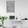 558164 Sports Team Cities Black Text Mural Picture DECOR WALL 16x12 PRINT POSTER view 4