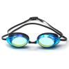 Adult racing goggles high definition anti fog anti UV electroplating swimming goggles (red) view 2