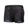 JEsilunmaMY Mens Mesh Sheer Boxer Trunks Quick-Drying Lightweight Boxer Brief Ice Silk Breathable Support Pouch Underwear (Black-1PC,X-Large) view 1