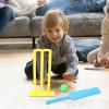 Toddmomy Kids Cricket Set with Plastic Bat Ball and Wicket Stand - Interactive Outdoor Sports Toy for Backyard Beach and Family Fun 18.7 Inches view 4