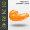 2Pcs Sport Mouth Guard Youth Adult, Mouthguard for Braces, Mouth Guard for Braces for Sports, Soft, No Boil, Football, Jujitsu and Karate view 4