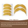 DIY Self Adhesive Fake Mustache and Eyebrow Set Fake Beard Material Novelty Mustaches for Costume and Halloween Festival Party (Brown) view 3