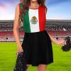 MAIPHUONGANH Mexico Flag Cheerleader Costume Fancy Dress High School Musical Cheerleading Uniform view 2
