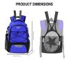 WOLT Tennis Bag - Large Tennis Racket Backpack for Men & Women - Ventilated Shoe Compartment - Holds 2 Rackets view 3