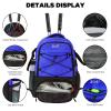 WOLT Tennis Bag - Large Tennis Racket Backpack for Men & Women - Ventilated Shoe Compartment - Holds 2 Rackets view 4