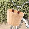 1pc Children's Bicycle Basket Front Handlebar Bike Basket Bike Accessories Pe Imitation Rattan Material Women's view 4