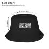 Funny Shit Show Crew Member Gift Unisex Sun Hats Fashion Beach Bucket Hat for Men Women Summer Outdoor Boy's Girls Cap Black view 3