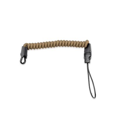 Marsupial Gear Rangefinder Tether - Elastic Coiled Safety Strap for Range Finders with Quick Attach Hook Perfect for Hunting & Bird Watching, Large
