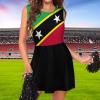 MAIPHUONGANH Flag of Saint Kitts And Nevis Cheerleader Costume Fancy Dress High School Musical Cheerleading Uniform view 2